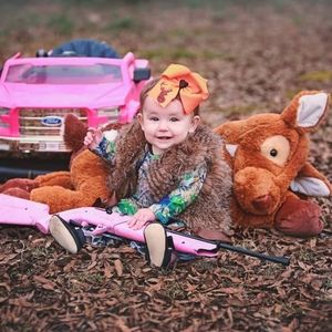 Baby faux fur vest